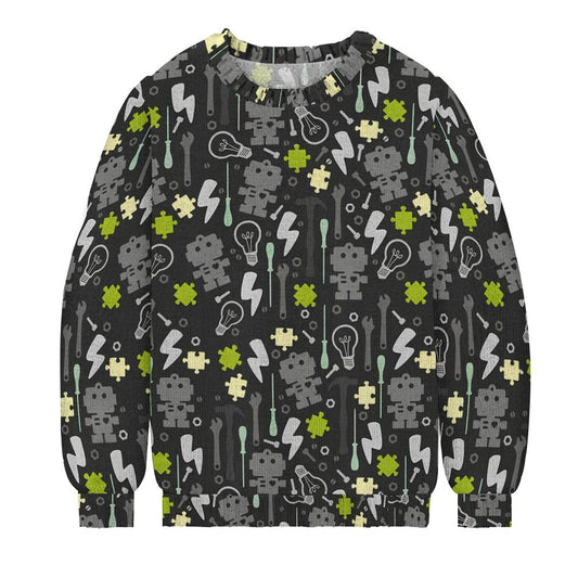 Robot Maintenance Crew Neck Sweater