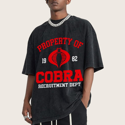 Property of Cobra Vintage Distressed T-shirt