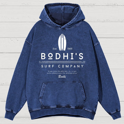 Bodhi's Surf Company Est. 1991 Vintage Distressed Hoodie