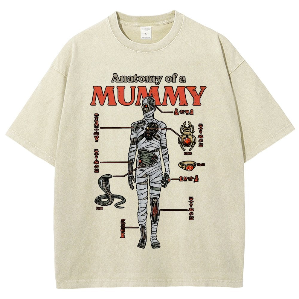 Mummy Anatomy Vintage Distressed T-shirt