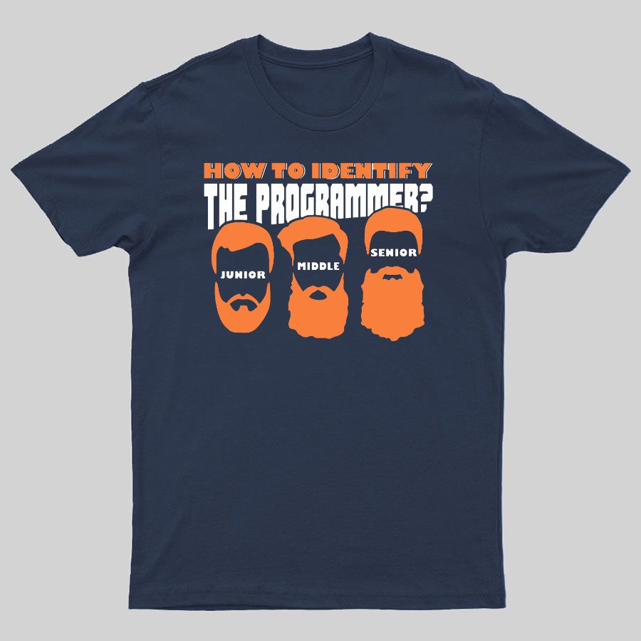 How To Identify The Programmer Funny Programmer Geeky T-Shirt
