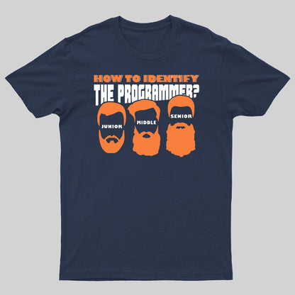 How To Identify The Programmer Funny Programmer Geeky T-Shirt