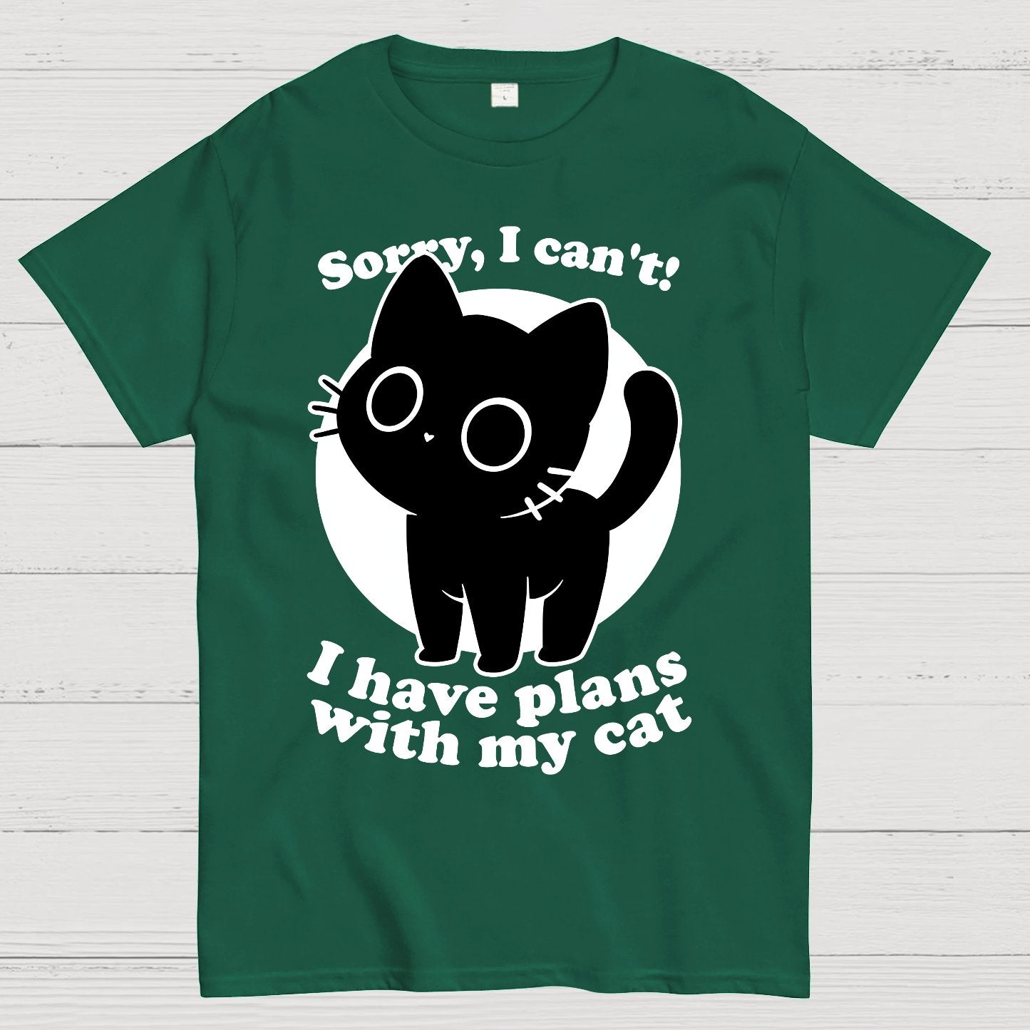 I Like Cats Not People - Cute Irony Pet Geek T-Shirt