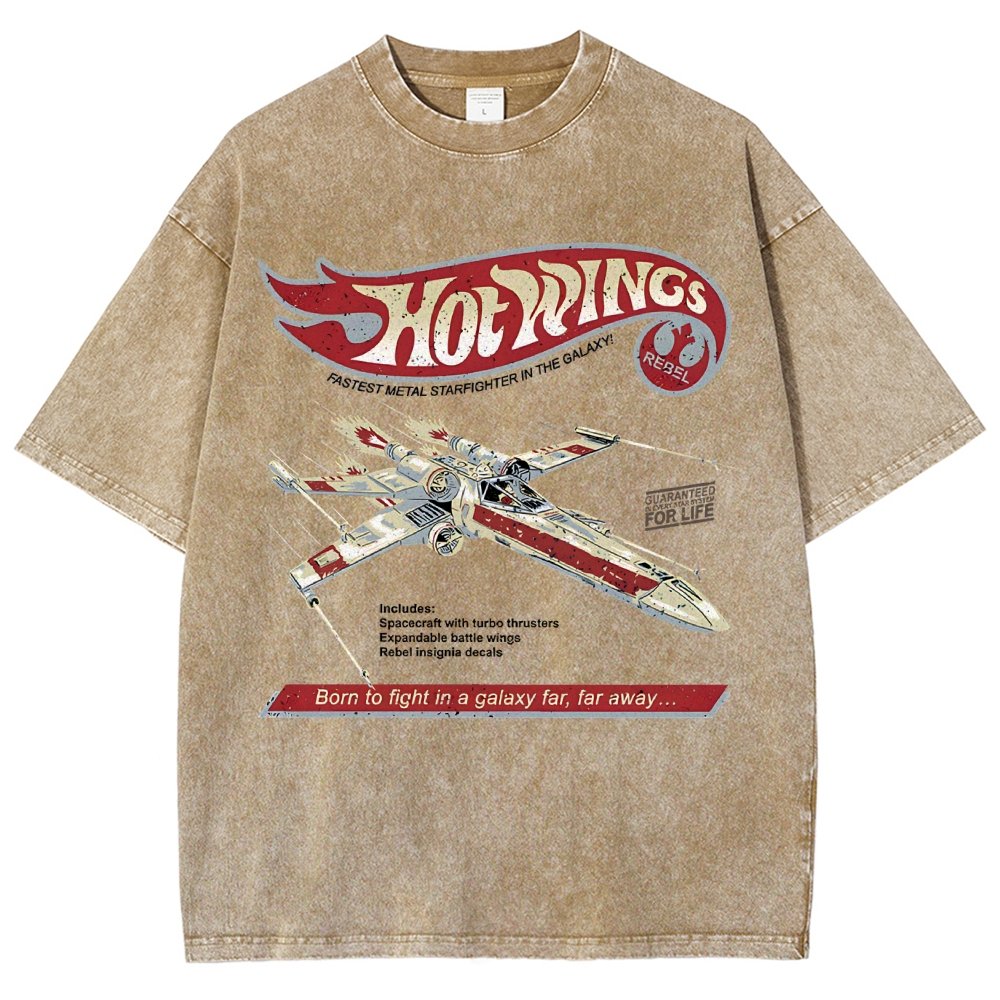 Hot Wings Vintage Distressed T-shirt