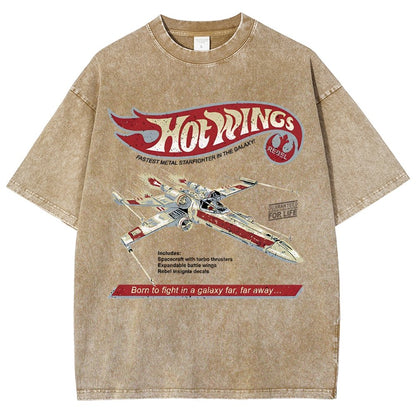 Hot Wings Vintage Distressed T-shirt