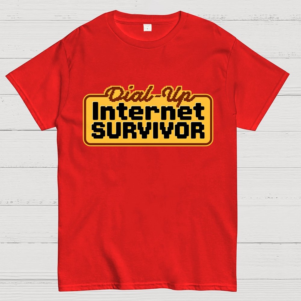 Dial-up Internet Survivor Geek T-Shirt