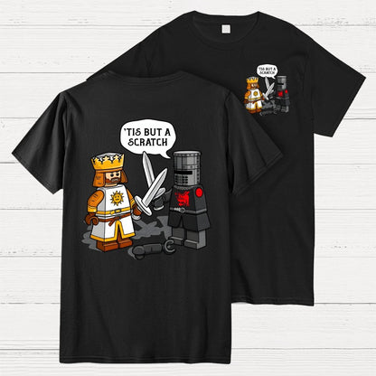 King Vs Knight Front And Back Printing Geek T-Shirt