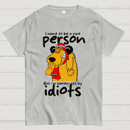 Sourronded by idiots Unisex Geek T-Shirt