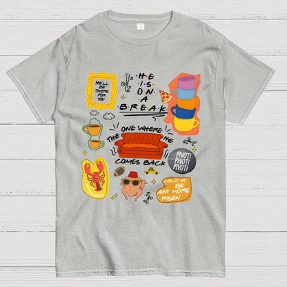 The one where he comes back Funny Easter Geek T-Shirt