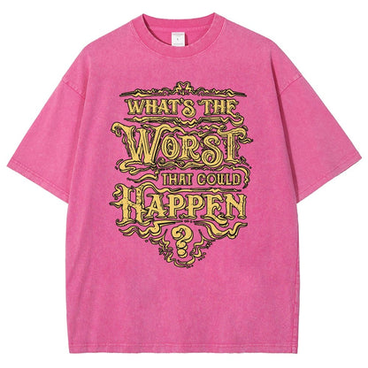 What Could Happen Vintage Distressed T-shirt