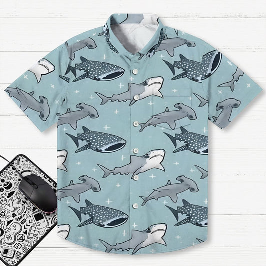 Shark Geek Hawaiian Shirt