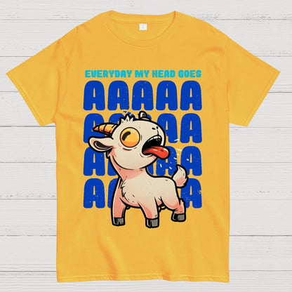 Everyday My Head Goes AAA Geek T-Shirt