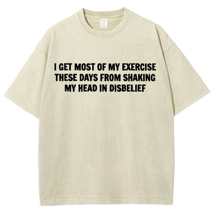 Shaking My Head Sarcastic  Vintage Distressed T-shirt