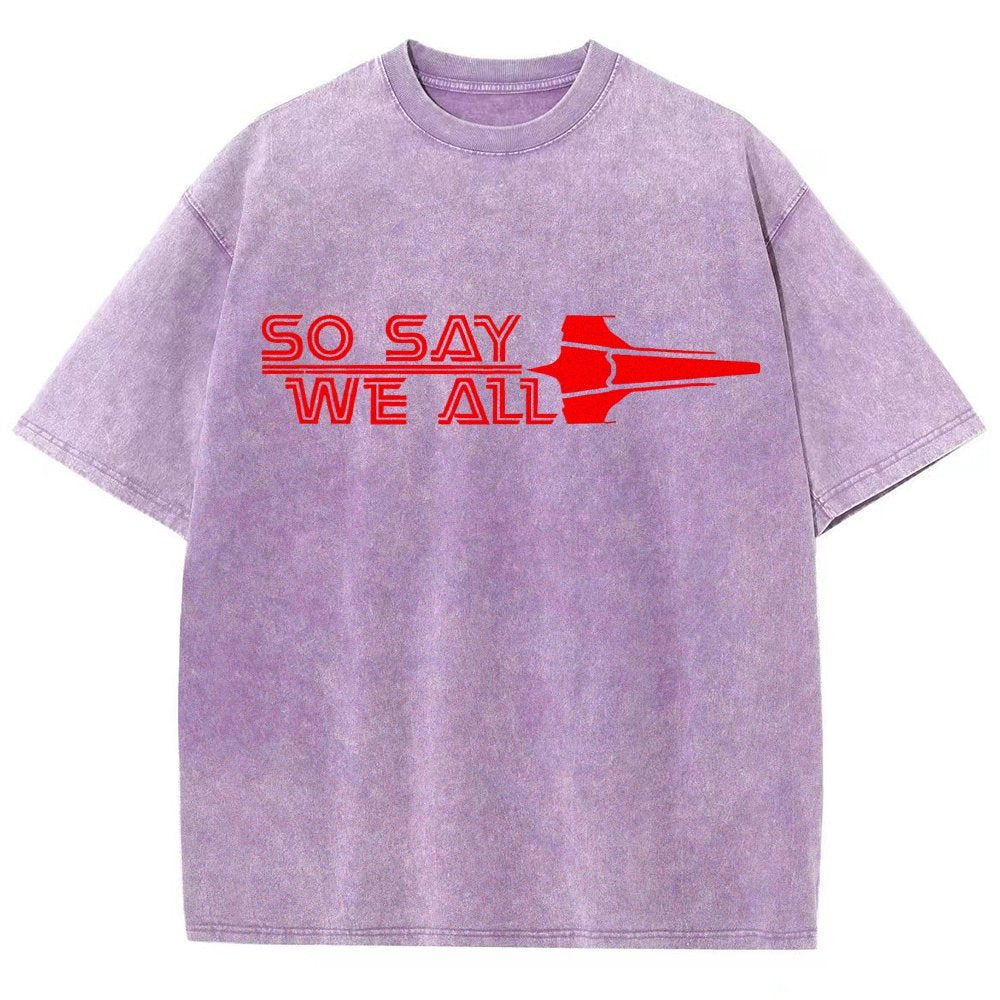 So Say We All Vintage Distressed T-shirt