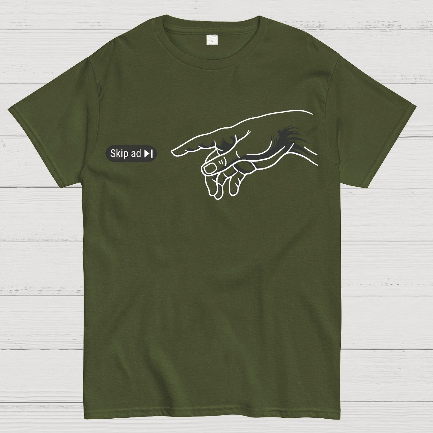 Skip Ad For God's Sake Geek T-Shirt