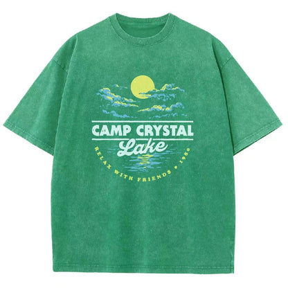 Camp Silver Pine 1980 Vintage Distressed T-shirt