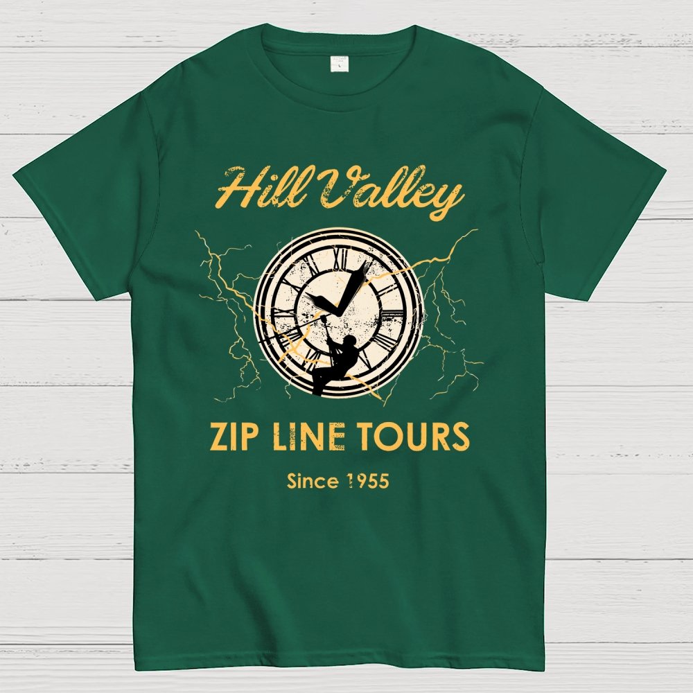 Mystic Valley Zip Line Tours Geek T-Shirt