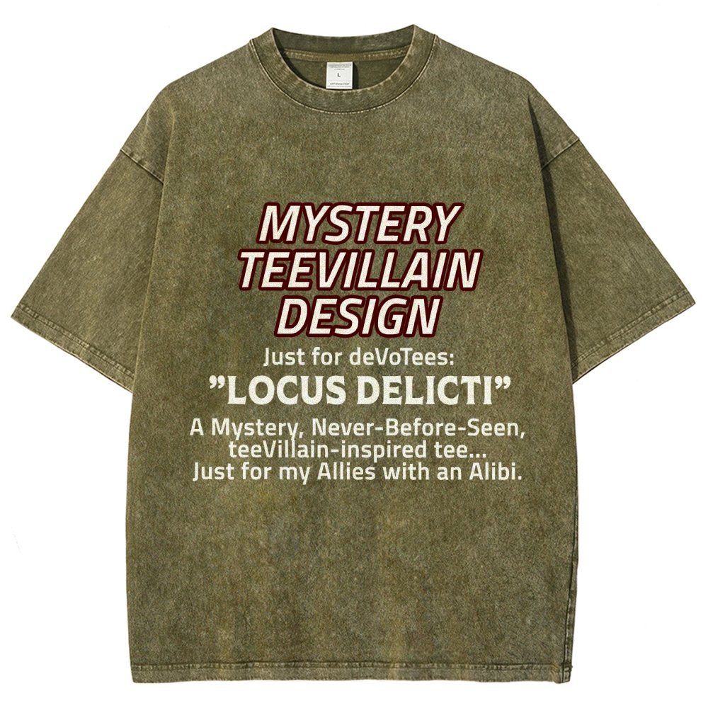 Locus Delicti Vintage Distressed T-shirt