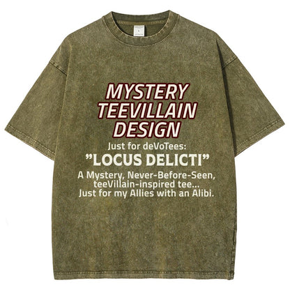 Locus Delicti Vintage Distressed T-shirt