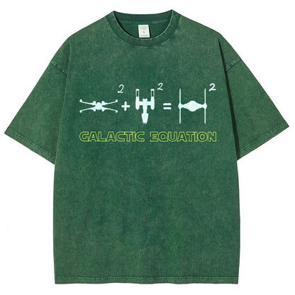 Galactic Equation Vintage Distressed T-shirt