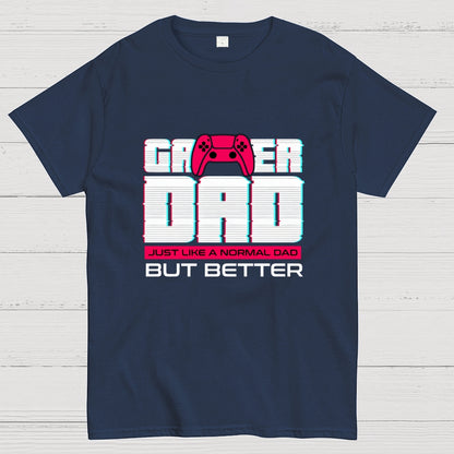 Gamer Dad for Fathers day Geek T-Shirt