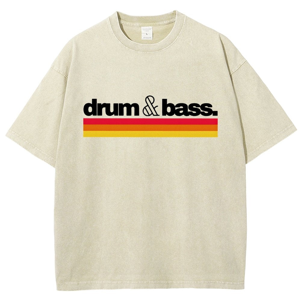 Drum N Bass Vintage Distressed T-shirt