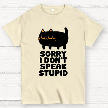 I Don't Speak Stupid Geek T-Shirt