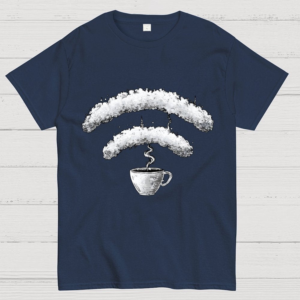 Connected Through Caffeine Geek T-Shirt