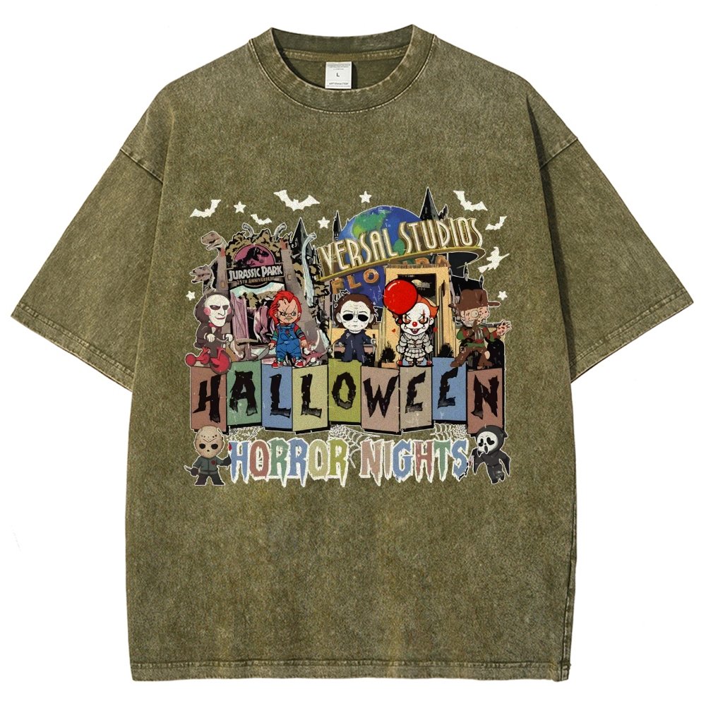 Halloween Horror Nights Vintage Distressed T-shirt
