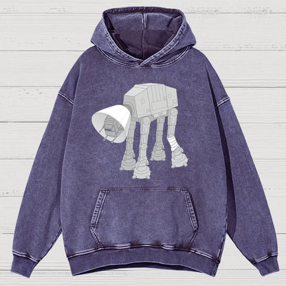 Battle Damage Vintage Distressed Hoodie