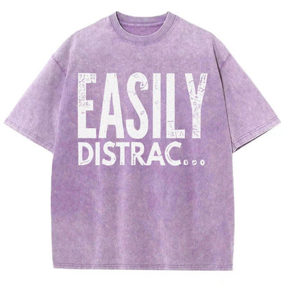ADHD OCD Awareness Vintage Distressed T-shirt