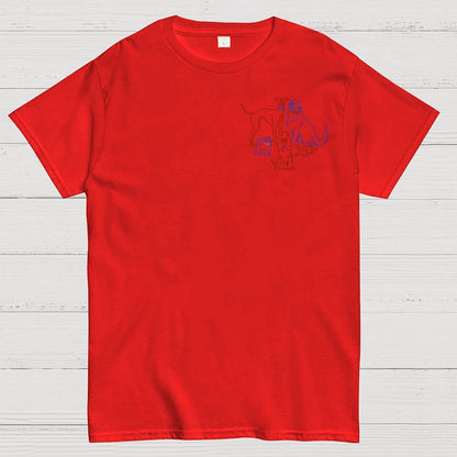 I Like Dogs More Than People Front And Back Printing Geek T-Shirt