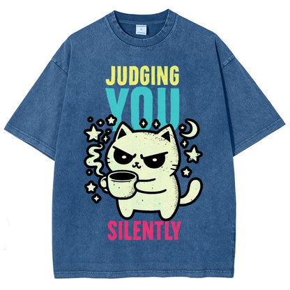 Judging You Vintage Distressed T-shirt