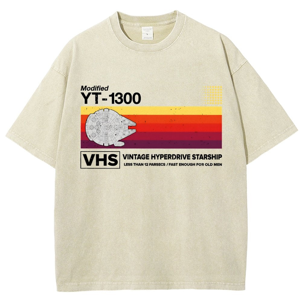 Vintage Hyperdrive Starship Vintage Distressed T-shirt