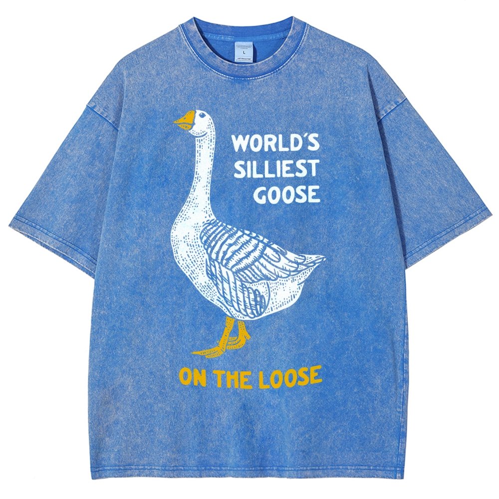 World's Silliest Goose Vintage Distressed T-shirt