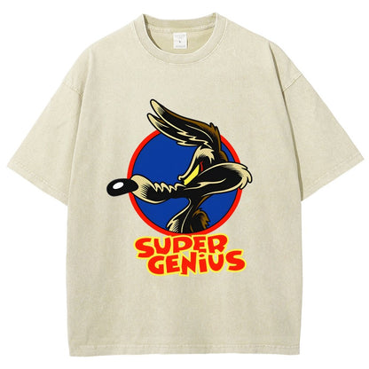 Dick Coyote Super Genius Vintage Distressed T-shirt
