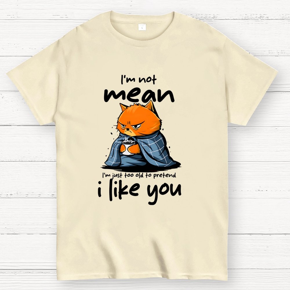I Am Not Mean Geek T-Shirt