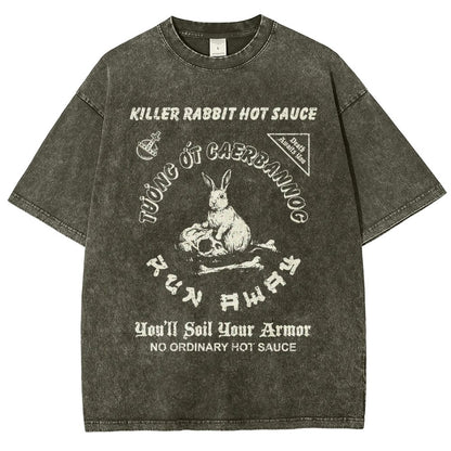 Killer Rabbit Hot Sauce Vintage Distressed T-shirt