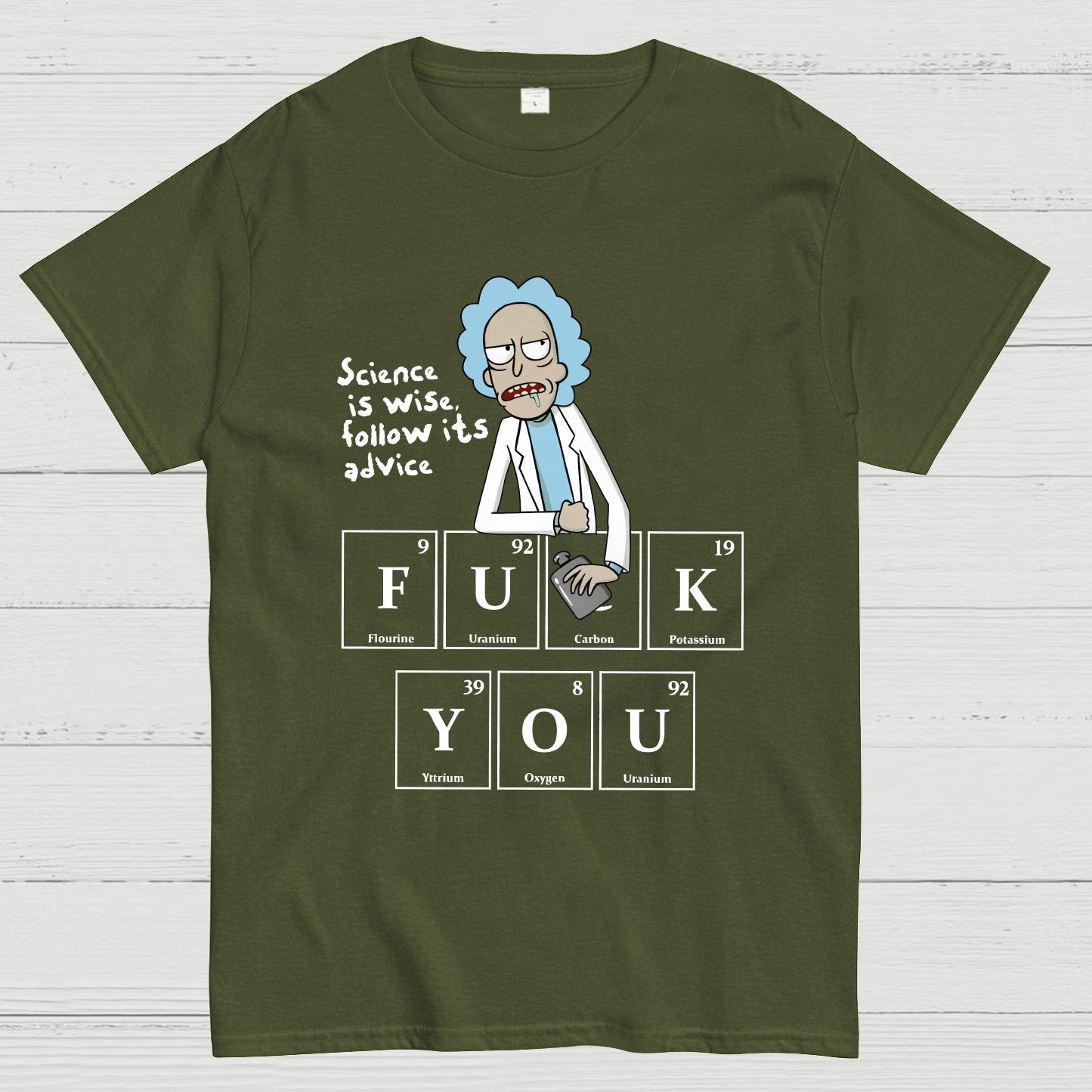 Science Is Wise Follow It's Advice Geeky T-Shirt