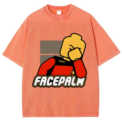 Facepalm Vintage Distressed T-shirt