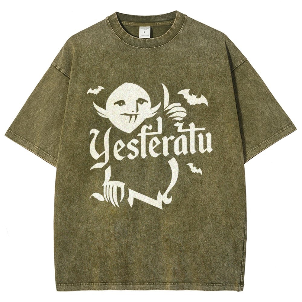 Yesferatu Vintage Distressed T-shirt