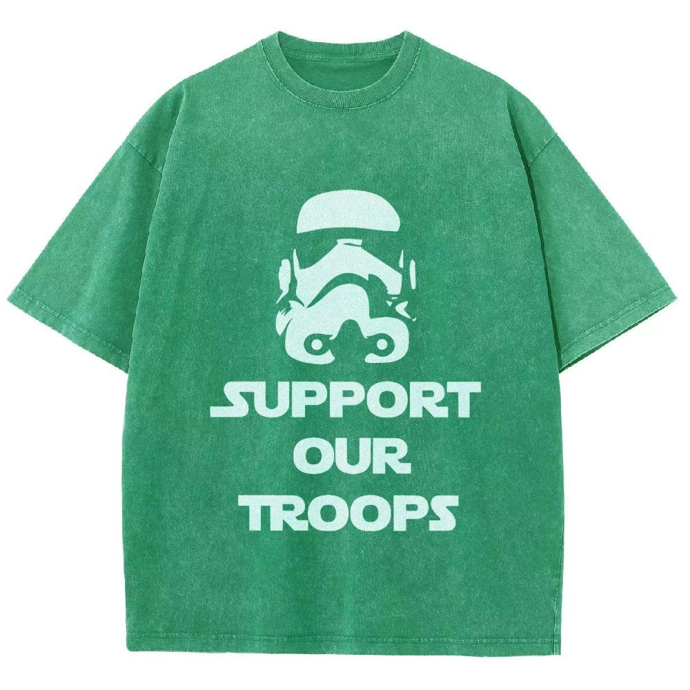 Support Our Troops Vintage Distressed T-shirt