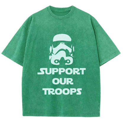 Support Our Troops Vintage Distressed T-shirt