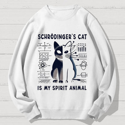 Schrodinger's Cat Geek Cotton Sweatshirt