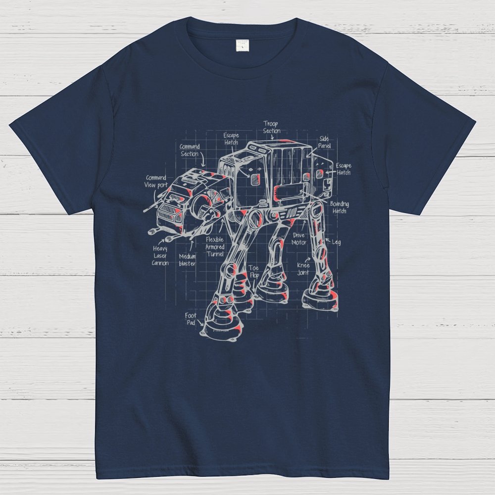 Walker's Blueprint Geek T-Shirt