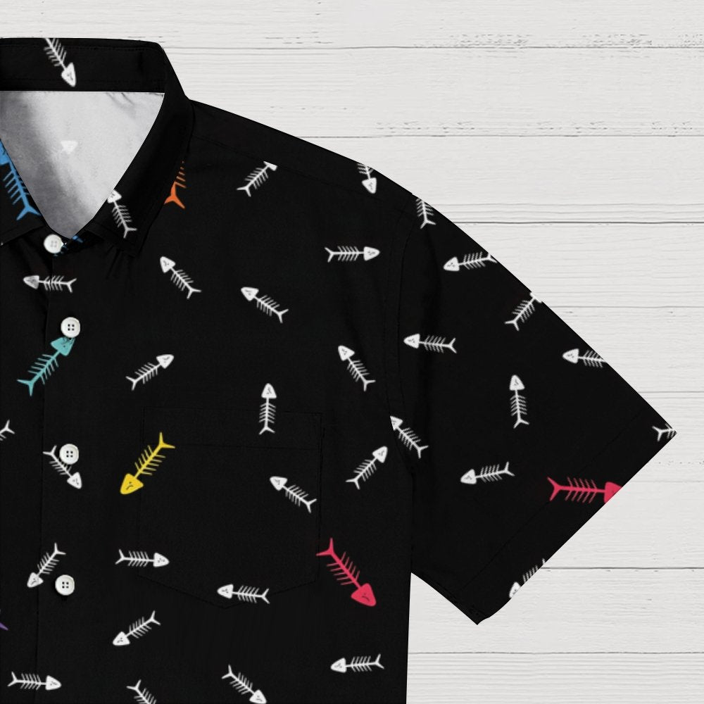 Interesting Fish Bones Geeky Shirt