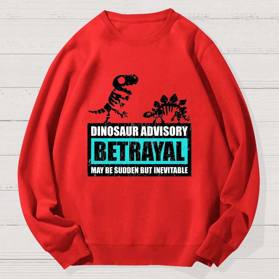 Betrayal Warning Geek Cotton Sweatshirt