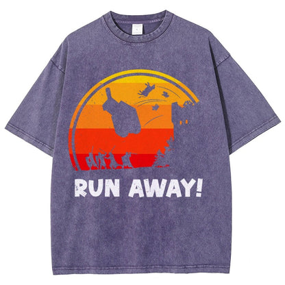 Run Away Vintage Distressed T-shirt