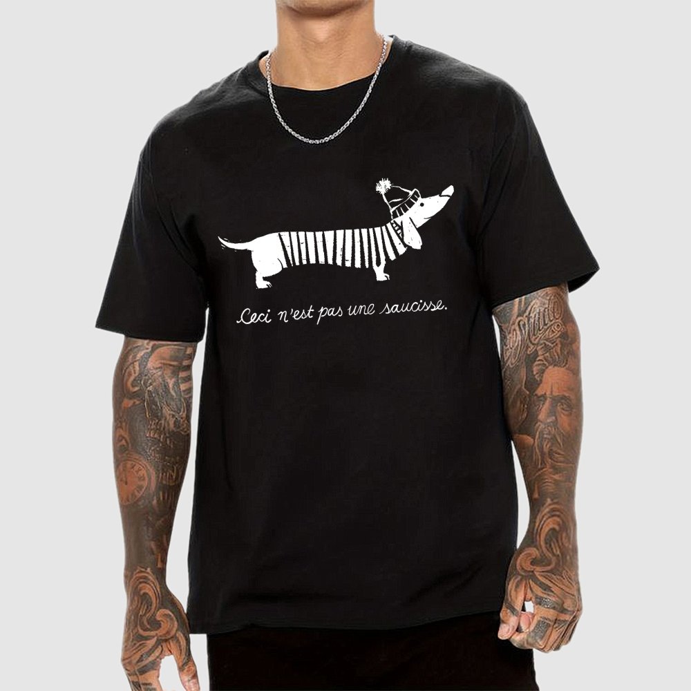 Ceci n'est pas une saucisse Geek T-Shirt