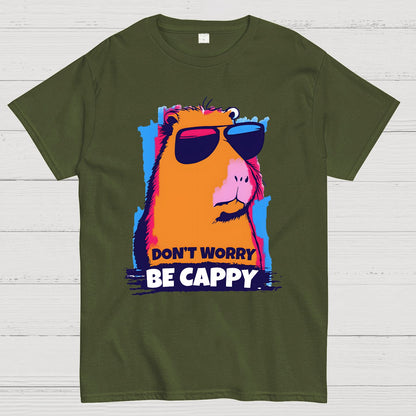 Be Cappy Don't Worry Geek T-Shirt